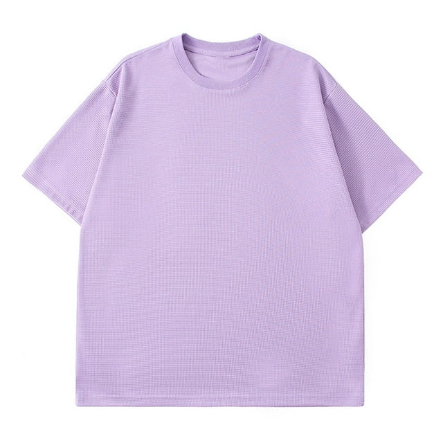 T-shirts pour Hommes à Manches Courtes Homme Uni Mode Décontracté Chandail à Enfiler Col Rond T-Shirt à Manches Courtes Hauts T-Shirts pour Hommes Mode Into the Am T-Shirts pour Hommes T-Shirts pour Hommes Grande Taille