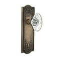 thumbnail image 3 of Nostalgic Warehouse Meaofc_Psg_234_Nk Vintage Fluted Crystal Flower Passage Door Knob Set, 3 of 6