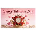 thumbnail image 1 of zhangmingg Bannière de Porte de Garage Saint-Valentin avec Cœur de Rose et Design Chocolat pour Fête Photo, 1 of 1