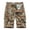 Coffee, variant on Fheaev Cargo Shorts For Men Men's Workwear Shorts Multi Pocket Zipper Straight Leg Five Piece Pants Sports Shorts Shorts
