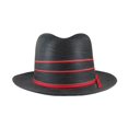 thumbnail image 2 of Dobbs Fifth Avenue New York Black Horatio Straw Fedora Large Oval 2" Brim, 2 of 5