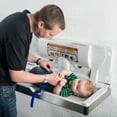 thumbnail image 6 of Foundations Stainless Steel Frameless Horizontal Baby Changing Station, Surface-Mounted (5410339), 6 of 9