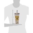 thumbnail image 2 of Spoontiques 21321 Hogwarts taza de purpurina con pajita, 20 onzas, multicolor, 2 of 4