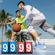 Sports Scoreboard Flip Board 2 Digits Tabletop Score Substitution Board For Sports