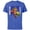 Royal Heather, variant on Marvel 85th Anniversary We Are Groot Captain America - Short Sleeve Cotton T-Shirt for Adults - Customized-Navy