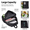 thumbnail image 4 of Balery Plump Sunflower And Sketch Mochila Escolar 3 en 1 para Niños - Mochila Resistente con Lonchera Térmica y Estuche - Mochila Escolar para Niños y Niñas, 4 of 7