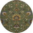thumbnail image 2 of Addison Rugs Mayfield Premium Machine Washable Traditional Global Aloe Round Rug, 8' x 8', 2 of 5