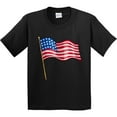 thumbnail image 3 of Inktastic American Flag Design Youth T-Shirt, 3 of 5