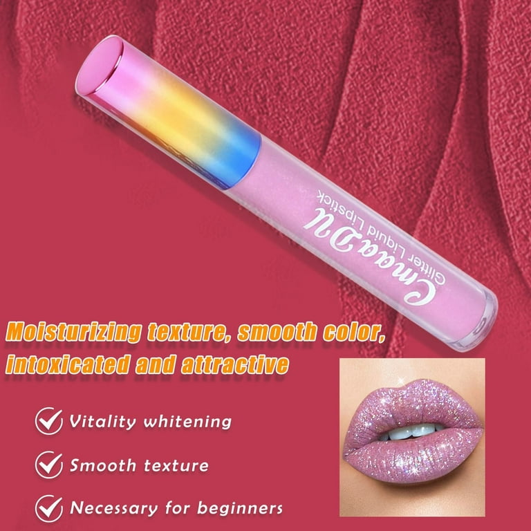 HSMQHJWE Lip Care Cup -Proof Waterproofs Lipstick Liquid Non-Fading 3ml  Stick Lip Lipstick Non-Stick And Lipstick Long-Lasting Kids Lip Gloss  Storage Organizer 