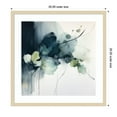 thumbnail image 7 of Amanti Art Watercolor Green Petal Symphony I Wood Framed Wall Art Print, 7 of 7