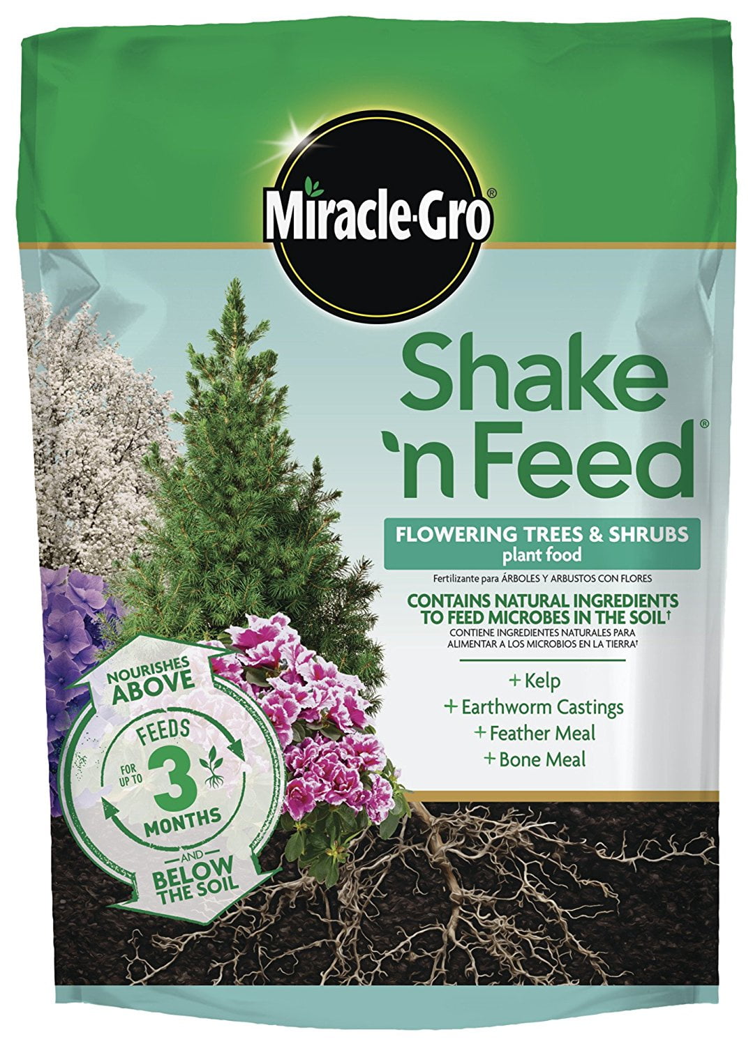 MiracleGro 3002410 Shake 'N Feed Flowering Trees and Shrubs Continuous
