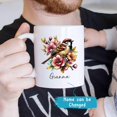 thumbnail image 2 of Loved One Memorial Cardinal Tea Cup, Custom Name Cardinal With Flower Ceramic Mug, Red Cardinal Bird Coffee Mug, Customized Cardinal Sympathy Ceramic Cup, Cardinal Gifts, White Mugs 11oz or 15oz, 2 of 5