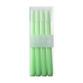 thumbnail image 1 of BINGLI New Burning Formula Unscented Dripless 10-Inch Taper Candles Set of 4, for Wedding, Dinner - Smokeless, Long Burning - Hand Poured for Colored Tall Candlesticks, 1 of 4
