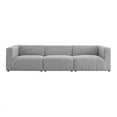 thumbnail image 2 of Modway Bartlett Upholstered Fabric 3-Piece Sofa in Light Gray, 2 of 5