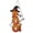 #2-Halloween Ghost Witch Hat Decor, variant on Halloween Crew Ghost Door Hanger, Wooden Candy Corn Wall Sign with Rope, Cute Hanging Decor for Front Door Porch Wall Mantel Classroom Party