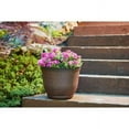 thumbnail image 3 of Southern Patio  Cronus Planter Hot Coal 17.5" Dia., 3 of 5