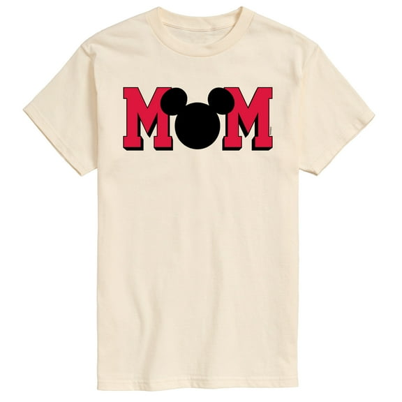 Mickey and Friends - Mom Mouse Silhouette - Men's Short Sleeve Graphic T-Shirt