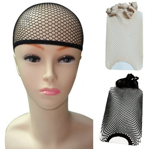 10Pcs Long Wig Caps, Open End Mesh Net Liner Weaving Cap, Wig Caps for Women