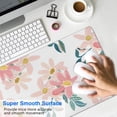 thumbnail image 4 of Pink Floret&nbsp;pad Mousewaterproofno Slip&nbsp;for Office Home Work GamingmousepadsRubber Base Mousepad with Stitched Edges 31.5x11.8inches, 4 of 7