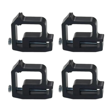 

MIGAINO 1/4/6 Pcs Truck Cap Clamps Heavy Duty Mounting Clips for Secure Camping High Load-Bearing Anti-Loosen Design Stable Pickup Clip