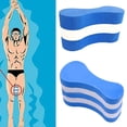 thumbnail image 2 of Pull Buoy Float Pool Fitness Exercise Training Tool for Swimmers - Blue, 2 of 8