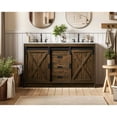 thumbnail image 2 of Elegant Kitchen and Bath Austin 54 inch Double Bathroom Vanity in Expresso, 2 of 10
