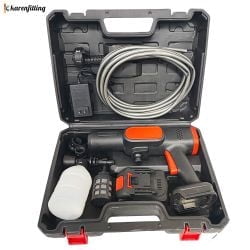 6-in-1 Cordless Pressure Washer Battery Powered Handheld Portable Power Washer with Adjustable Nozzle for Car Cleaning Patio Driveway and More