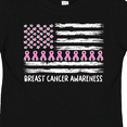 thumbnail image 4 of Inktastic Breast Cancer Awareness Pink Ribbons and Flag Boys or Girls Toddler T-Shirt, 4 of 5