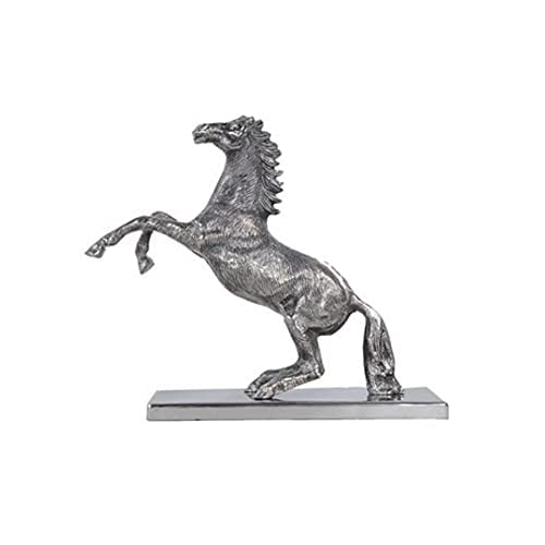 Old Modern Handicrafts AK040 Statue de Cheval avec Base