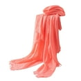 thumbnail image 2 of Lepsheexh Womens Scarf Solid Thin Trendy Long Scarf Comfortable Sun Block Cape for Hot Summer And Cool Air Condition Rooms, 2 of 3