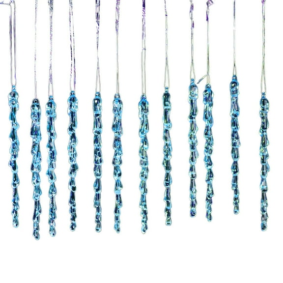 Acrylic Icicle Christmas Ornaments, Hanging Chandelier Pendants for Xmas Tree Winter Wedding Party Festival Home Decor â Clear Twisted Drop Icicle Holiday New Year Decorations