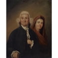 thumbnail image 2 of John Trumbull 12x14 Gold Ornate Wood Frame and Double Matted Museum Art Print Titled - Governor Jonathan Trumbull, Sr. and Mrs. Trumbull (Faith Robinson) (1783), 2 of 4