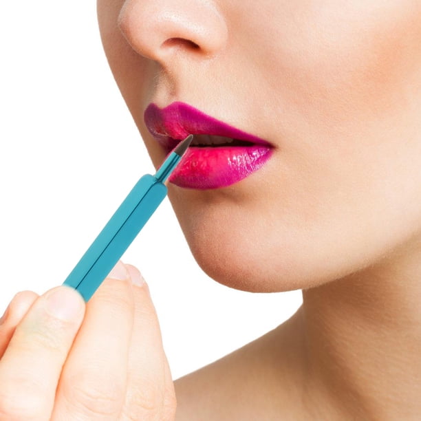 unbranded Cepillo Portátil De Multifuncional Para Maquillaje Con Cabezal De Silicona Y Mango Retráctil
