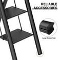 thumbnail image 5 of HESTINYSU 3-Step Steel Lightweight Folding Step Ladderr, 5 of 7