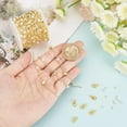 thumbnail image 3 of 16.4Ft Brass Pearl Bead Chain Heart Pearl Beads Garland String with 20pcs Lobster Claw Clasp and 40pcs Jump Ring for Jewelry Making Valentine's Gift DIY, 3 of 6