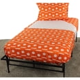 thumbnail image 5 of Clemson Tigers Sheet Set Choose From Sizes and Colors Orange Microfiber Queen N/A, 5 of 5