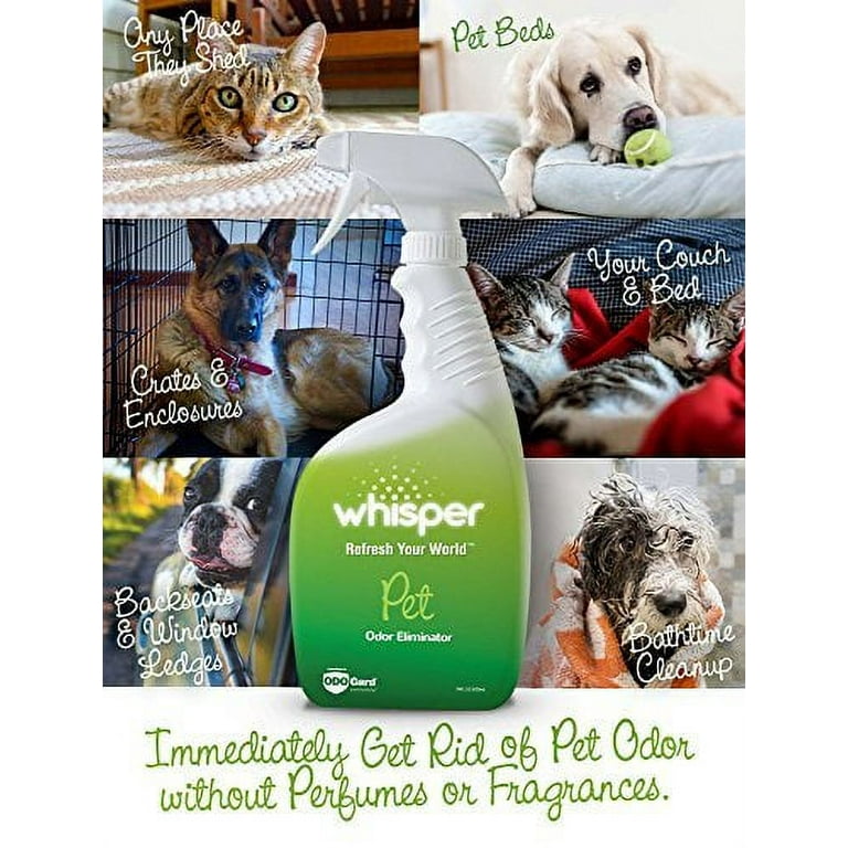 Whisper pet odor clearance eliminator