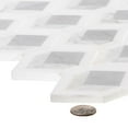 thumbnail image 5 of Easton Cobalt Gray 3-in. x 5-in. Novelty Glossy Glass Natural Stone Mosaic Wall & Floor Tile, 5 of 8
