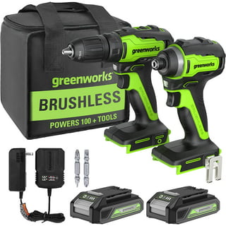 Greenworks 24-Volt Cordless Brushless 1/4 Impact Driver (2 x 1.5Ah USB  Batteries and Charger Included) green 3803702AZ - Best Buy