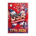 thumbnail image 2 of Us 250Th Anniversary Garden Flag, Single-Sided Decorative Banner For Outdoor Indoor, Patriotic American Celebration Decoration, 1776-2026 Usa Themed Flag, 2026 Us Independence, 2 of 4