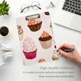 thumbnail image 5 of GZHJMY Cartoon Cake Clipboard A4 Standard Size Decorative Clipboard with Low Profile Metal Clip for Students Men Women Classroom and Office Whiteboard Clipboards, 5 of 7