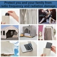 thumbnail image 6 of 1 set 2pcs Faraday Fabric Kit 43 x 39 Inch Conductive Shielding Faraday Cloth Fabric 36 Inch Faraday Cloth Tape Anti Radiation Fabric EMI Shielding Interference Signal Blocking RFID RF Shield, 6 of 6