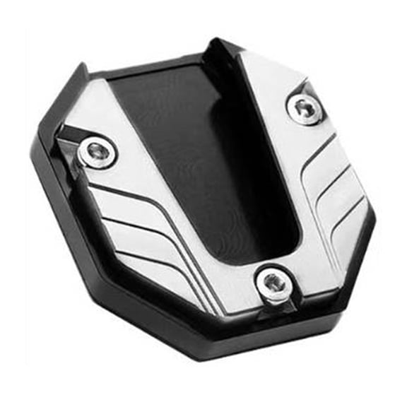 Baguer Aluminum Alloy Motorcycle Bike Kickstand Extender Foot Side Stand Extension Pad