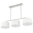thumbnail image 6 of Hunter - Cottage Hill 6-light Brushed Nickel, Extra Large Chandelier, Dimmable, Linear Shaped, for Bedrooms, Kitchens, Dining, Living Rooms - 19182, 6 of 9