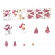 thumbnail image 4 of 6 piezas de pegatinas de ventana de color rosa de Navidad, pegatinas de pared de color rosa de Navidad, adhesivos de ventana de regalo de Navidad para, 4 of 7
