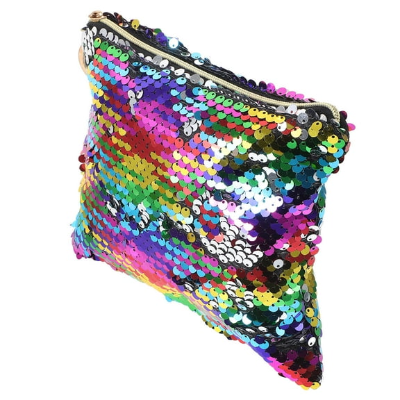 DINHEAROM Cosmetic Bag Colorful Kids Everyday Use 1Pcs 7.07X6.29X0.39in