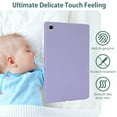thumbnail image 2 of Dteck Slim Case for Samsung Galaxy Tab S6 Lite 10.4 Inch 2024/2022/2020, Lightweight Soft Silicone TPU Skin Bumper Back Cover Shell,Purple, 2 of 8