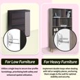 thumbnail image 4 of RORMGO Anclajes para muebles, paquete de 6, correas de seguridad para bebés, 4 of 8