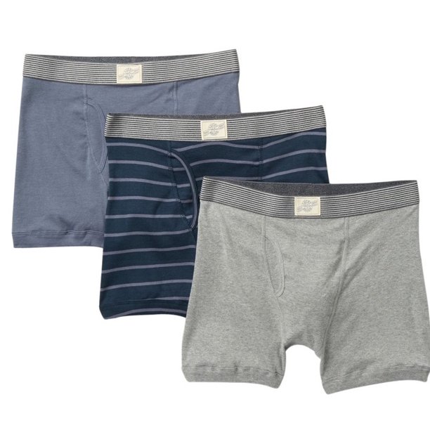 Lucky Brand LUCKY BRAND MEN 3 PACK BOXER BRIEF 193 P01 STRIP BLUE