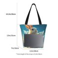 thumbnail image 3 of Balery Cute Angel Winged Rabbit Bolsa de Hombro con Diseño, Bolsa Grande y Duradera, Bolsa Versátil para Compras, 3 of 6